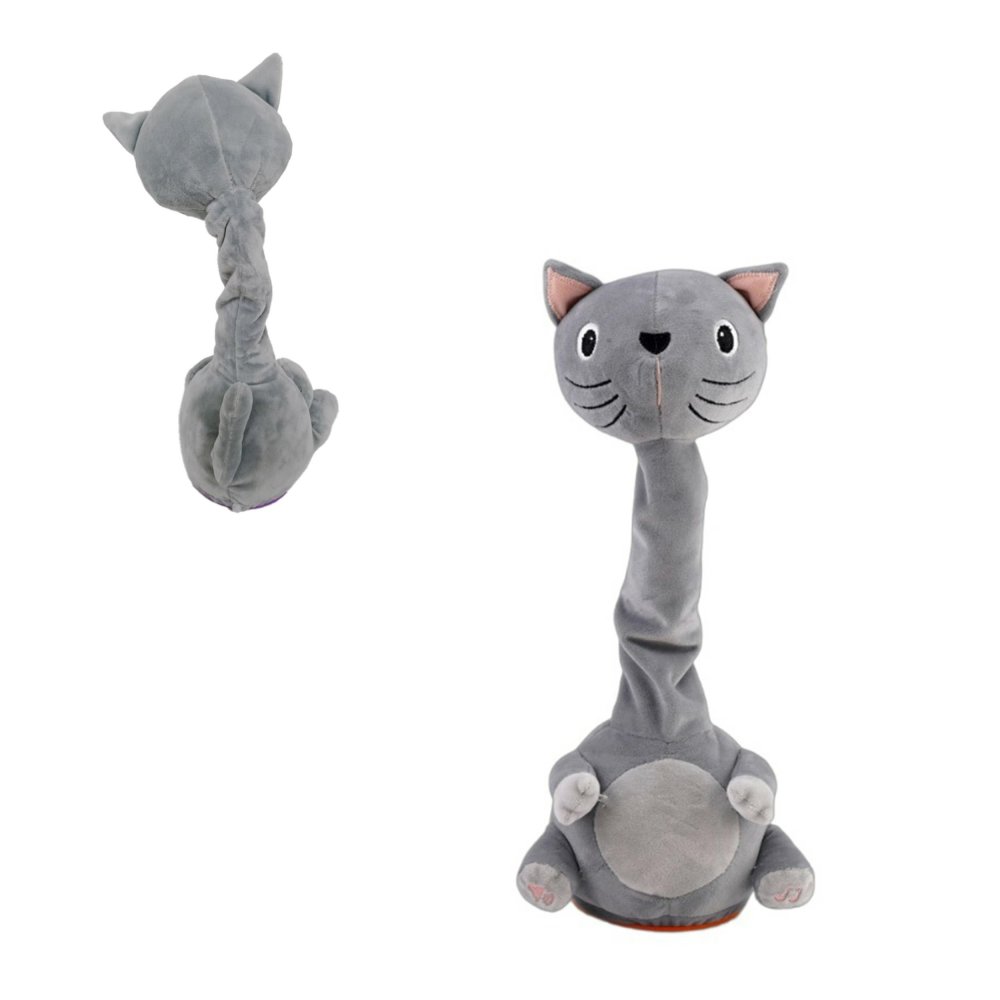 Interactive Dancing and Talking Cat Musical Plush Toy (1)
