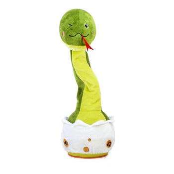 Interactive Dancing Snake Plush Toy with Music for Kids