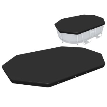 Oval Frame Pool Cover 300 x 200 84 cm Bestway 58424