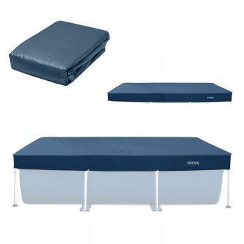 Intex 28036 Rectangular Frame Pool Cover, 260x160 cm