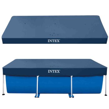Intex 28038 pool cover 300 x 200 cm, dark blue