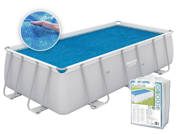 Floating Round Pool Solar Sun Cover Protector, 380/180 cm — BESTWAY 58240