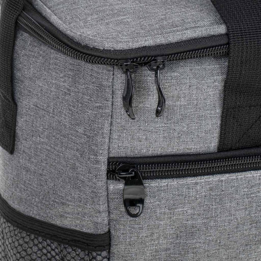 Travel thermal bag for storing and carrying warm or cold food on the beach/picnic, 16l, gray (3)