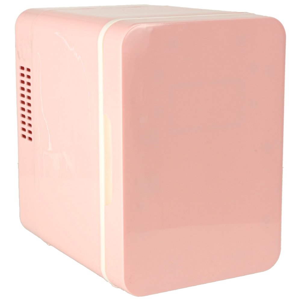 Portable Mini Fridge 4L Electric Cooler and Warmer for Food and Cosmetics, Pink (1)