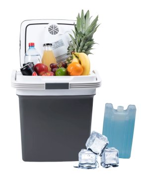 Portable car fridge 29 L with heating AC/DC/USB, graphite