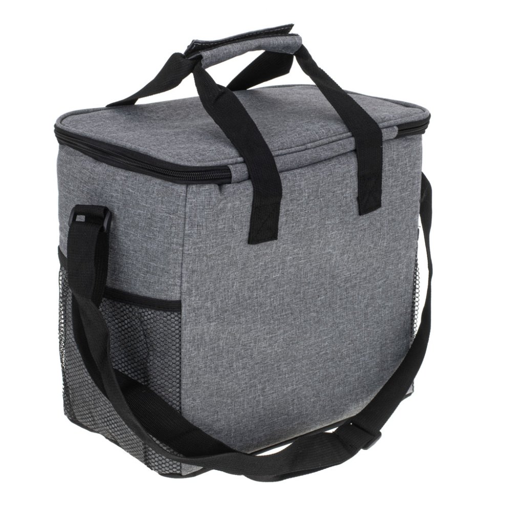 Travel thermal bag for storing and carrying warm or cold food on the beach/picnic, 16l, gray (1)