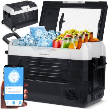 Berdsen Icemax 400 Portable Compressor Fridge 40 Liters - Black and Gray