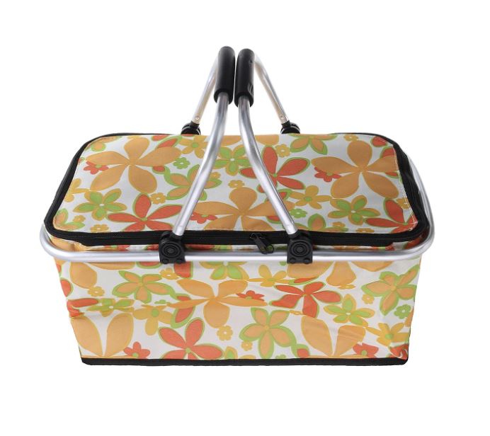Foldable Portable Basket Fridge Cooler Bag for Picnic, Mix Color (6)