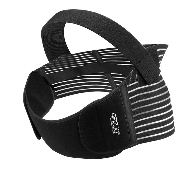 4FIZJO Elastic Maternity Support Belt, Prenatal Belly Band, Pregnancy Bandage, Size M (0)