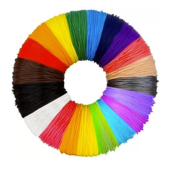PLA 3D Pen Filaments, 20 pcs. x 20m Kruzzel 19876