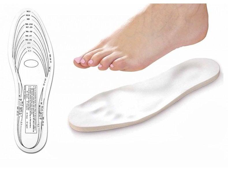 Orthopedic Anatomical Memory Foam Fusion Feet Foot Insoles, Universal (6)