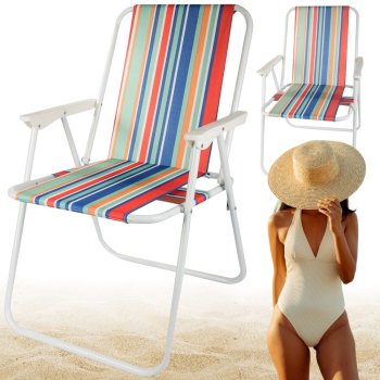 Folding camping chair for garden, beach and outdoor, lightweight