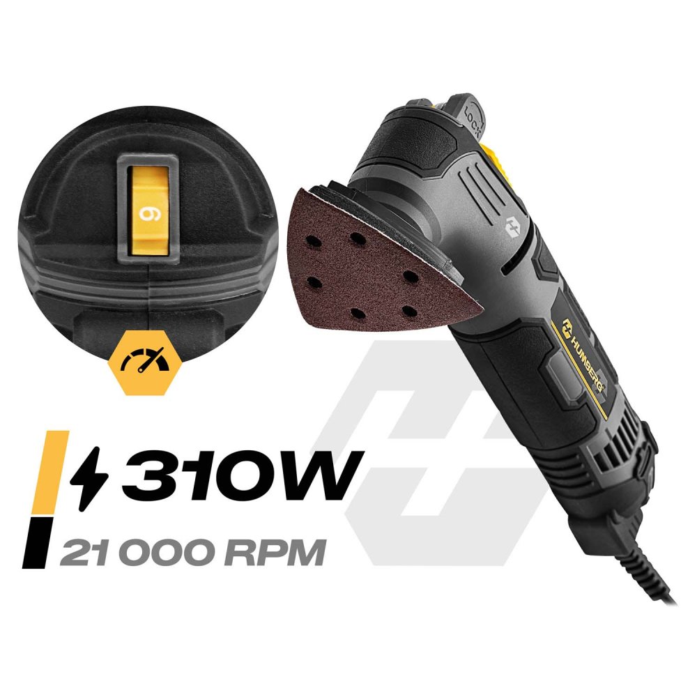 Orbital Multi Sander and Polisher 310W Humberg Hm-414 (1)