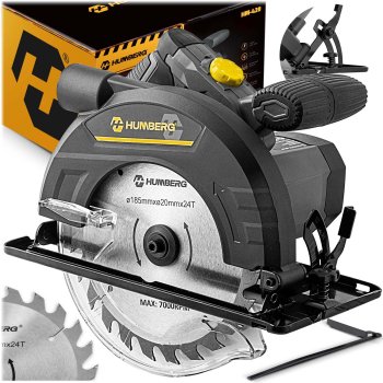 Circular Saw for Wood 1200 W Humberg Hm-420 with Guide