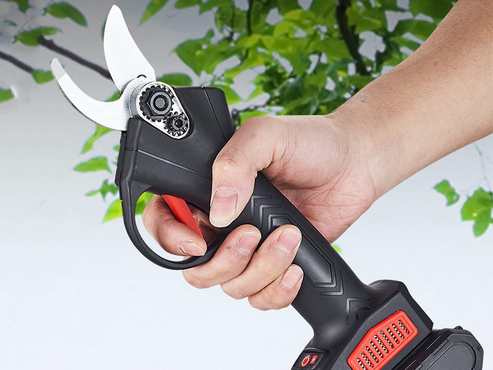21V Cordless Electric Pruning Shears, Heavy-Duty Garden Secateurs (3)