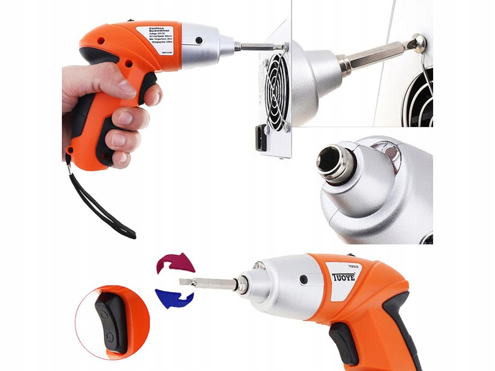 Rechargeable Battery Electro Screwdriver, 45 elem. (1)