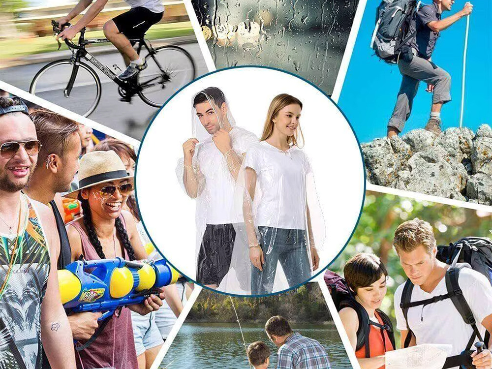 Emergency Rain Poncho in a Ball with Keychain (0)