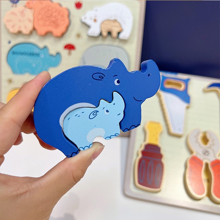 Educational Wooden Puzzle Animals Zkb-2053 (3)