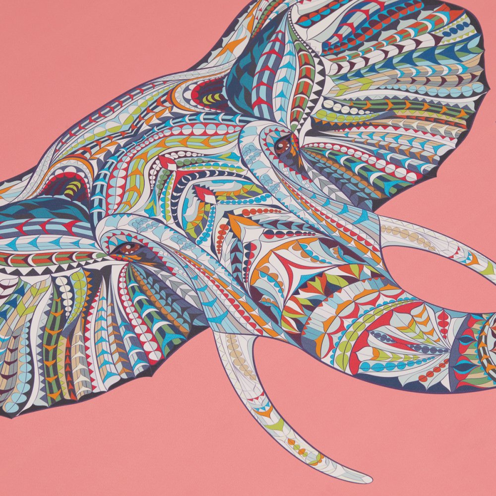 Balance Non-Slip Rubber Gymnastic Fitness Yoga Mat 185x68x0.4cm, Pink Elephant (0)