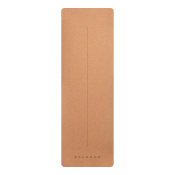 Balance Non-Slip Rubber Gymnastic Fitness Yoga Mat 183x61x0.4cm, Cork