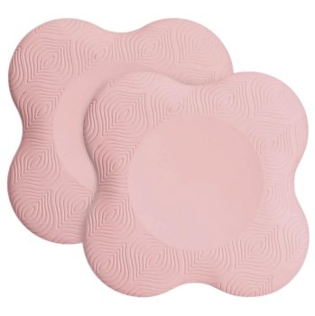 Set of Soft Yoga Exercise Pads, Pink