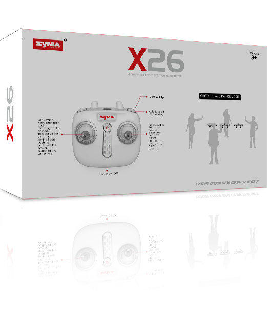 RC Drone Syma X26 2.4 GHz Headless (2)