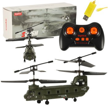 Syma S026H-1 Remote Control Military Helicopter 2.4GHz