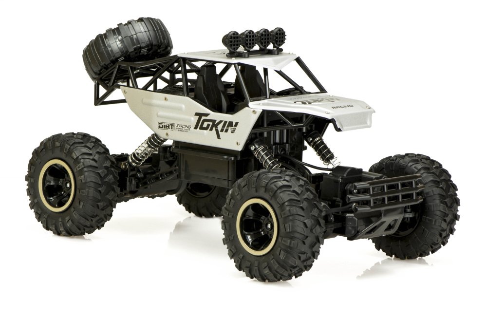 RC Car Rock Crawler 1:12 4WD METAL, Silver (2)