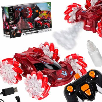 RC Drift Car REVOLT Slydz Vapor Racer 360 with Smoke Effect, Red