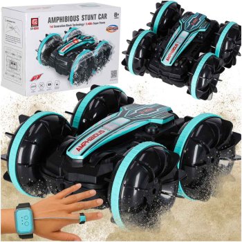 Gesture Controlled Amphibious RC Stunt Car 4x4 360° Spin 2.4GHz