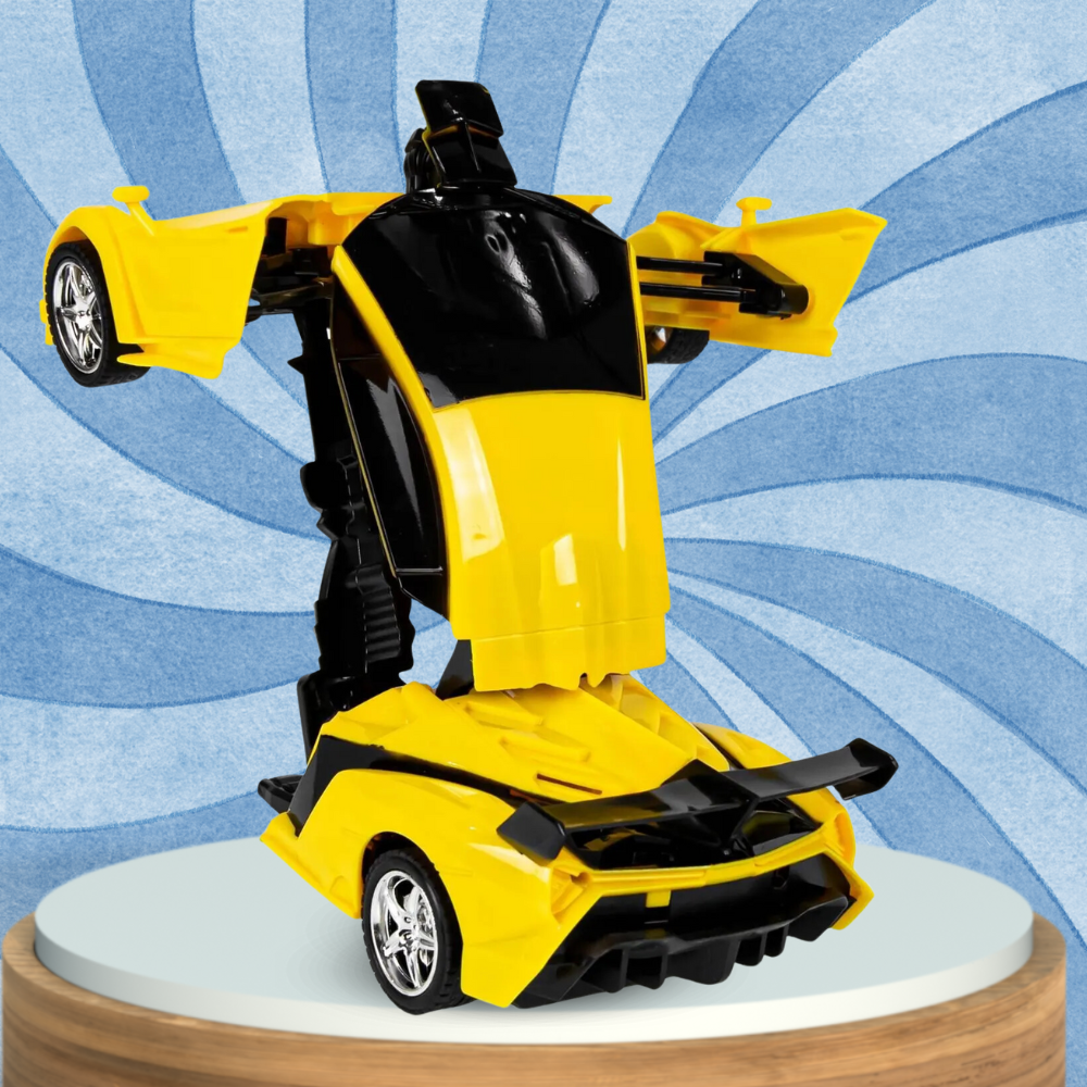 Remote Control Transforming Robot Car for Kids 2-in-1 Toy (2)