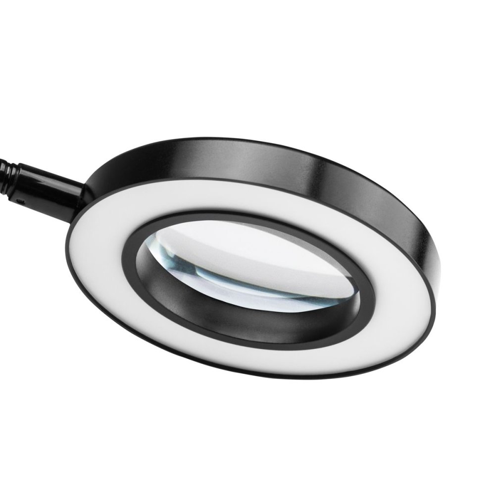 Adjustable Tabletop Clip-On Cosmetic LED USB Lamp with Magnifying Glass Reading Light (3)