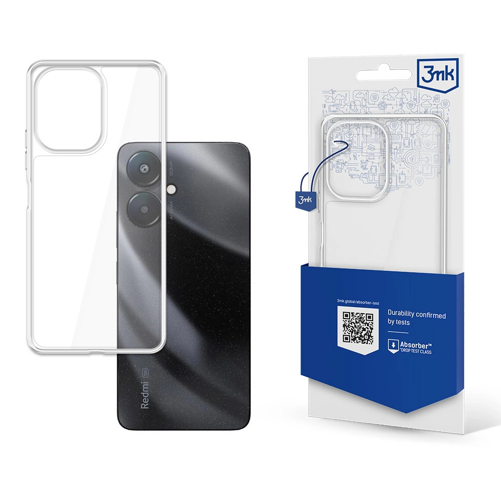 Xiaomi Redmi 13C 5G 3MK Armor Case Cover, Transparent