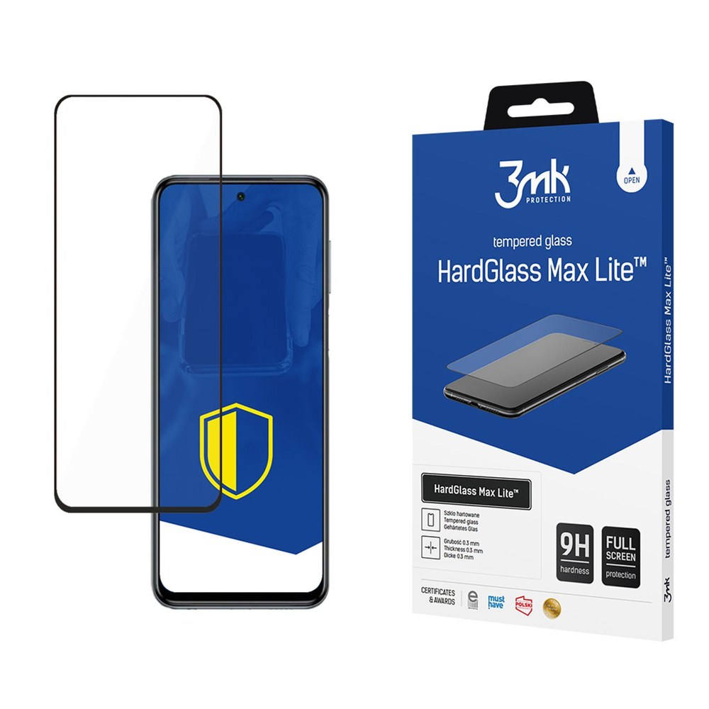 Xiaomi Redmi Note 9 Pro Max 3MK HardGlass Max Lite 5D Tempered Glass Screen Protector