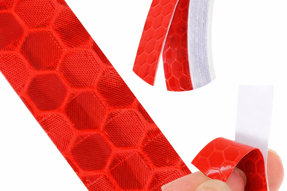 Reflective Safety Tape 8m Self-Adhesive Roll for Bikes, Cars, and Motorcycles (0)