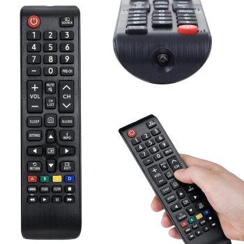 Universal TV Remote for Samsung 01301A, black
