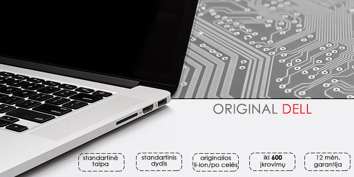 Notebook Battery DELL 8FCTC, 56Wh, Original (0)