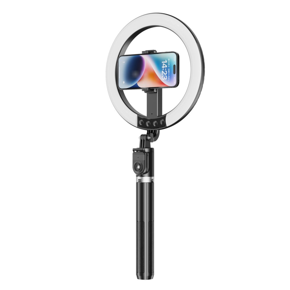 Blavec Aura LED Ring Light Lamp Set with Stand 2.3m and Phone Holder for Photo Video Tiktok Vlogging (1)