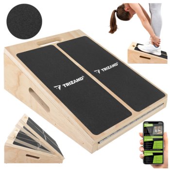 Trizand Adjustable Slant Board for Calf Stretching 27130