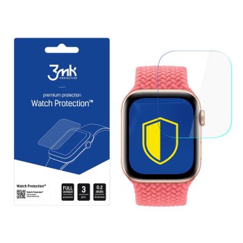 Apple Watch 6 / SE 40 mm 3MK ARC+ Protective Film Rounded Fullscreen Watch Protector, 3 pcs.