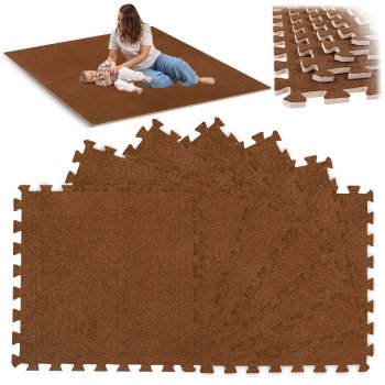 Puzzle Foam Mat 180x120cm Massido, Set of 6 Pcs (60x60cm)