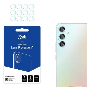 Samsung Galaxy A34 (SM-A346) 3MK Lens Protection Back Camera Hybrid Glass Protector, 4 pcs.