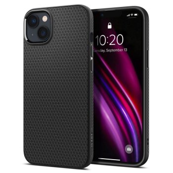 Apple iPhone 14 6.1'' Spigen Liquid Air TPU Case Cover, Black