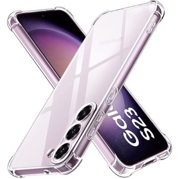 Samsung Galaxy A35 ( SM-A356E/DS ) Anti-slip 4 Corners Shockproof Cover Case, Transparent