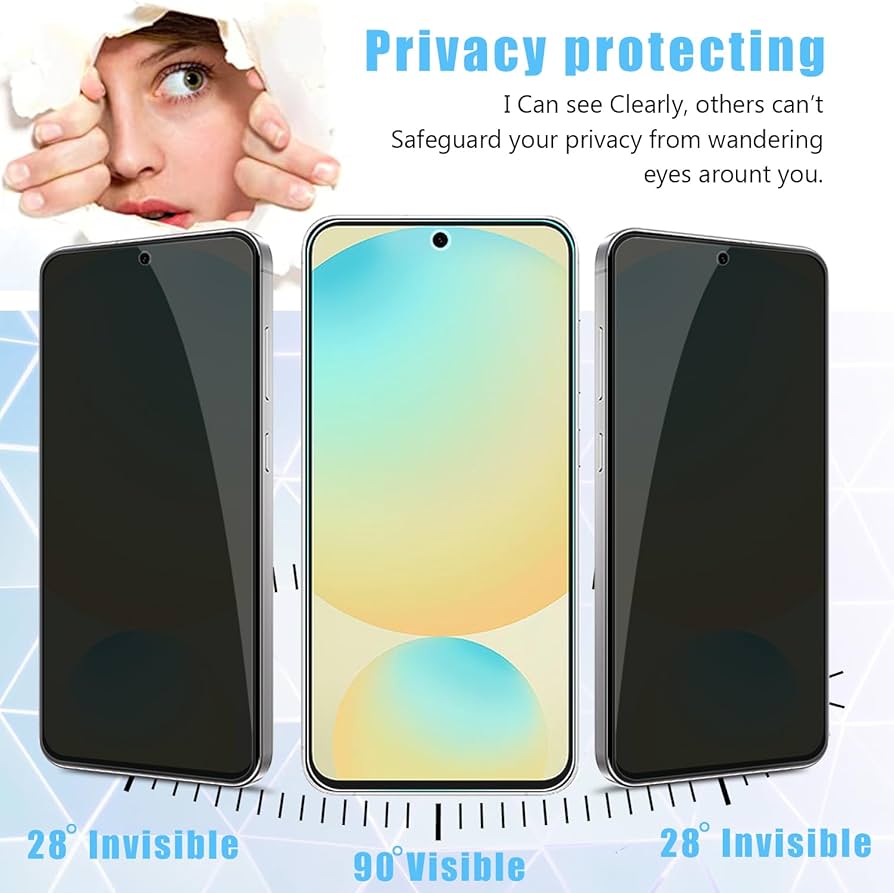 Samsung Galaxy A36 ( SM-A366E / DS ) / Galaxy A56 ( SM-A566B / DS ) Privacy Tempered Glass Fullscreen Protector (0)