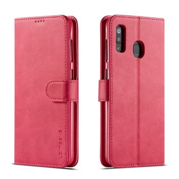 Samsung Galaxy A40 (SM-A405FN/DS) LC.IMEEKE PU Leather Wallet Case Cover, Rose