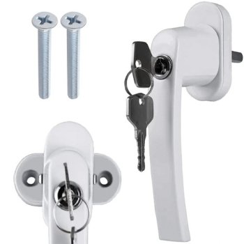 Window Handle with Lock 23438