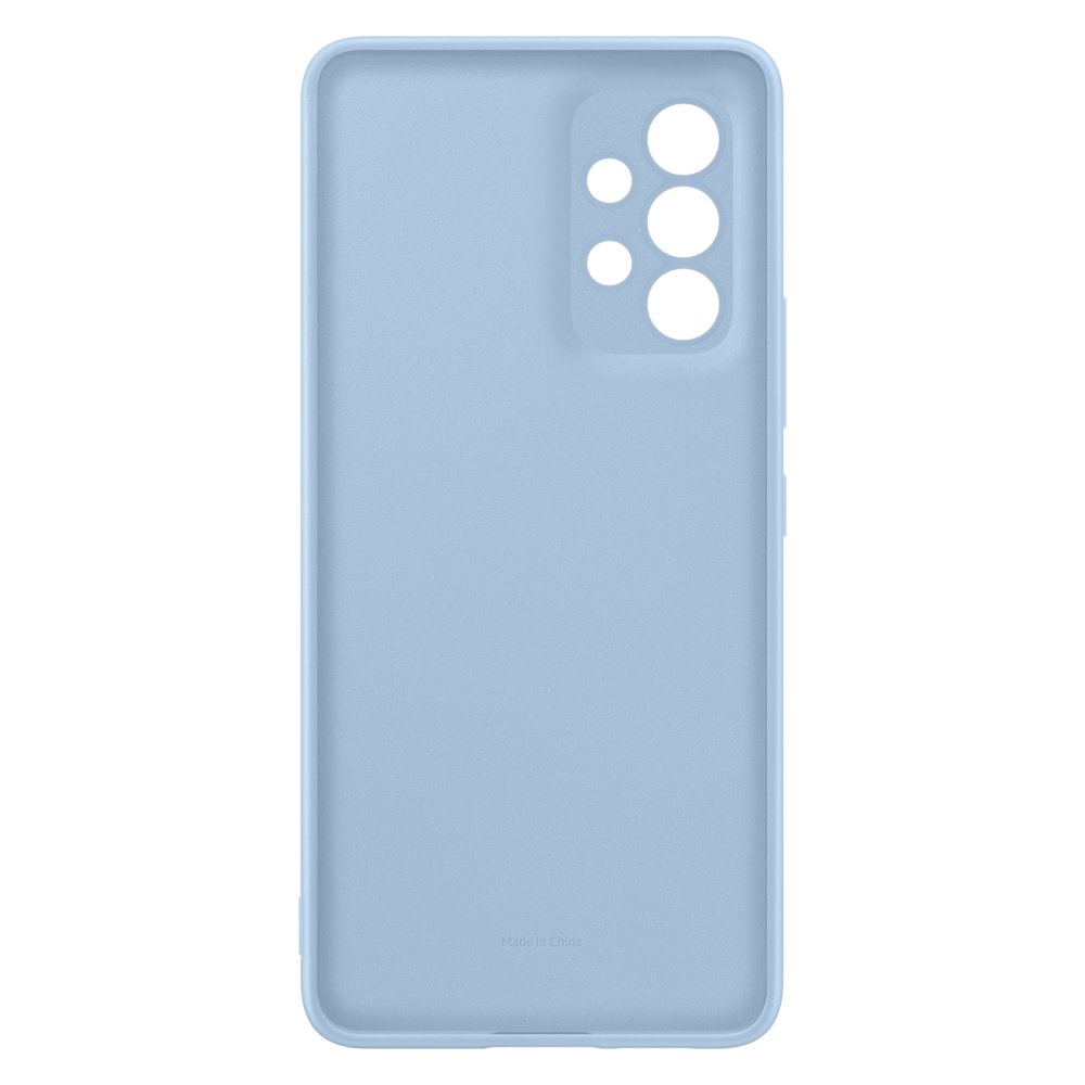 Original Samsung Galaxy A53 5G (SM-A536) Silicone Cover Flexible Gel Case, Blue (EF-PA536TLEGWW) (1)