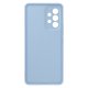 Original Samsung Galaxy A53 5G (SM-A536) Silicone Cover Flexible Gel Case, Blue (EF-PA536TLEGWW)