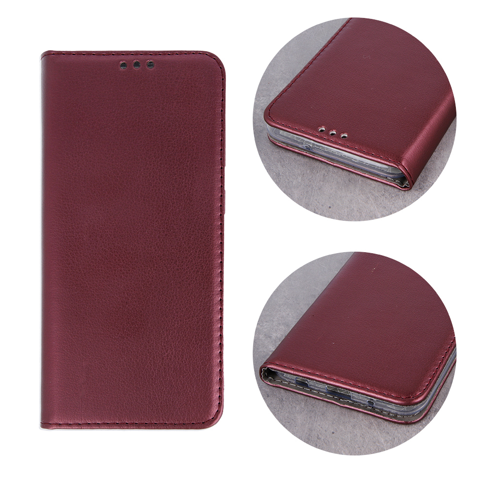 Samsung Galaxy A53 5G (SM-A536) Smart Magnetic Case Cover Stand, Burgundy (1)